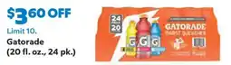 Sam's Club Gatorade offer