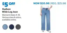 Sam's Club Hudson wide leg jean offer