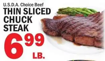 Bravo Supermarkets U.s.d.a. choice beef thin sliced chuck steak offer