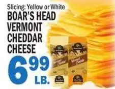Bravo Supermarkets Boar's Head Vermont Cheddar Cheese offer