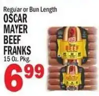 Bravo Supermarkets Oscar Mayer Beef Franks offer
