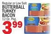 Bravo Supermarkets Butterball turkey bacon offer