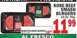Bravo Supermarkets Al fresco kobe beef smash burgers offer