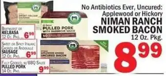 Bravo Supermarkets Niman Ranch Smoked Bacon offer