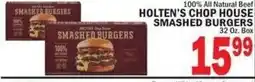 Bravo Supermarkets Holten's chop house smashed burgers offer