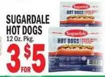 Bravo Supermarkets Sugardale hot dogs offer