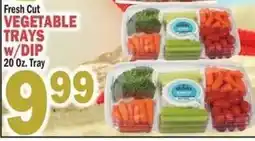 Bravo Supermarkets Fresh Cut Vegetable Trays w/Dip offer