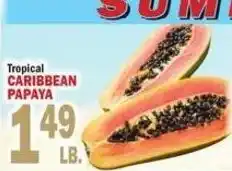 Bravo Supermarkets Tropical Caribbean Papaya offer