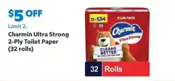 Sam's Club Charmin ultra strong 2-ply toilet paper offer
