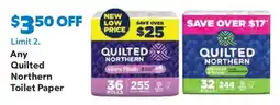 Sam's Club Any Quilted Northern Toilet Paper offer