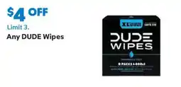 Sam's Club Dude Wipes offer