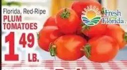 Bravo Supermarkets Florida red-ripe plum tomatoes offer