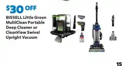 Sam's Club Bissell little green multiclean portable deep cleaner or cleanview swivel upright vacuum offer