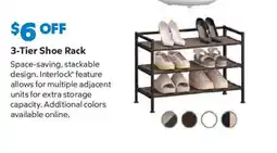 Sam's Club 3-Tier Shoe Rack offer