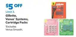 Sam's Club Gillette, Venus Systems, Cartridge Packs offer