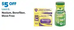 Sam's Club Nexium, Benefiber, Move Free offer