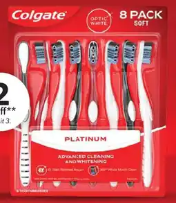 Sam's Club Colgate optic white platinum toothbrushes offer