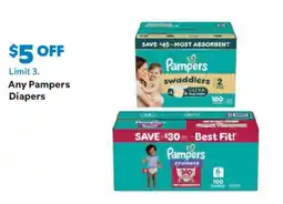 Sam's Club Any Pampers Diapers offer