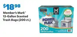 Sam's Club Member's Mark 13-Gallon Scented Trash Bags offer