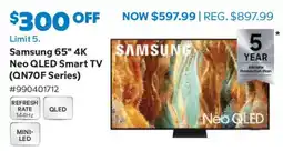 Sam's Club Samsung 65" 4K Neo QLED Smart TV offer