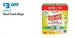 Sam's Club Glad trash bags offer