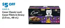 Sam's Club Cesar classic loaf, cesar filets in gravy offer