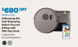 Sam's Club bObsweep Bio Self-Emptying Robot Vacuum & Mop offer