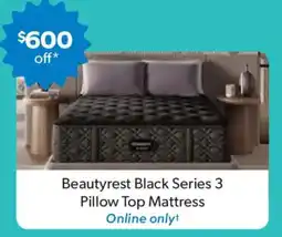 Sam's Club Beautyrest Black Series 3 Pillow Top Mattress offer