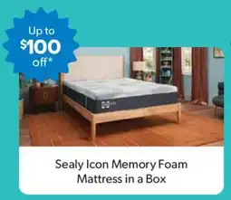 Sam's Club Sealy Icon Memory Foam Mattress in a Box offer