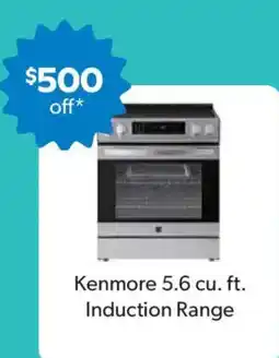 Sam's Club Kenmore 5.6 cu. ft. Induction Range offer