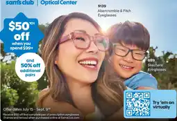 Sam's Club Sam's Club Optical Center offer