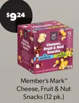 Sam's Club Member's Mark Cheese, Fruit & Nut Snacks offer
