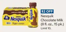 Sam's Club Nesquik Chocolate Milk offer