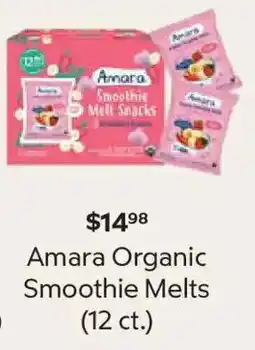 Sam's Club Amara Organic Smoothie Melts offer