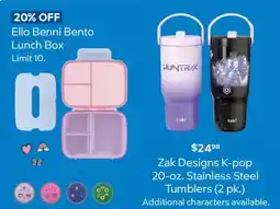 Sam's Club Zak Designs K-pop 20-oz. Stainless Steel Tumblers offer