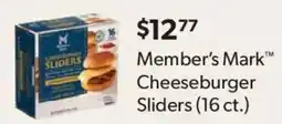 Sam's Club Member's Mark Cheeseburger Sliders offer