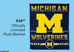 Sam's Club Michigan wolverines plush blanket offer