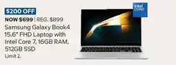 Sam's Club Samsung Galaxy Book4 15.6" FHD Laptop offer