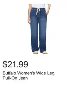 Costco Buffalo Women's Wide Leg Pull-On Jean offer