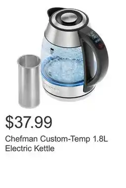Costco Chefman Custom-Temp 1.8L Electric Kettle offer