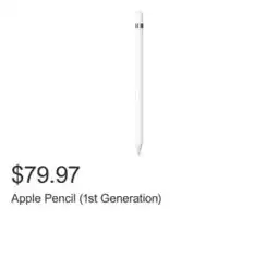 Costco Apple Pencil (1st Generation) offer