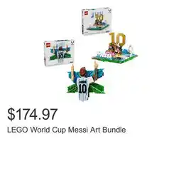 Costco LEGO World Cup Messi Art Bundle offer