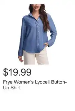 Costco Frye Women's Lyocell Button-Up Shirt offer