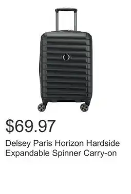 Costco Delsey Paris Horizon Hardside Expandable Spinner Carry-on offer