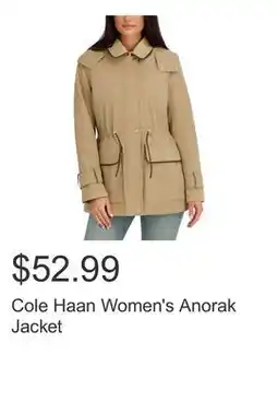 Costco Cole Haan Women's Anorak Jacket offer