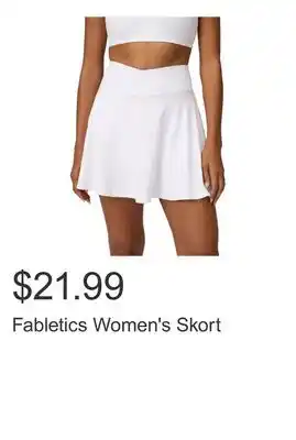 Costco Fabletics Women's Skort offer
