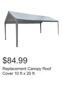 Costco Replacement Canopy Roof Cover 10 ft x 20 ft offer