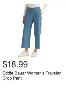 Costco Eddie Bauer Women's Traveler Crop Pant offer