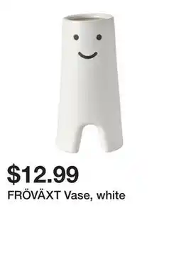 Ikea FRÖVÄXT Vase, white offer