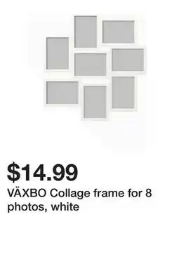 Ikea VÄXBO Collage frame for 8 photos, white offer